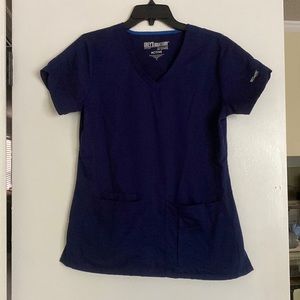Grey’s Anatomy by Barco Navy Women’s Scrub Top Size Small